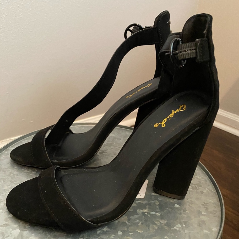 Black heels